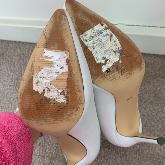 Something Navy white booties, size 6 - Picture 5 of 5